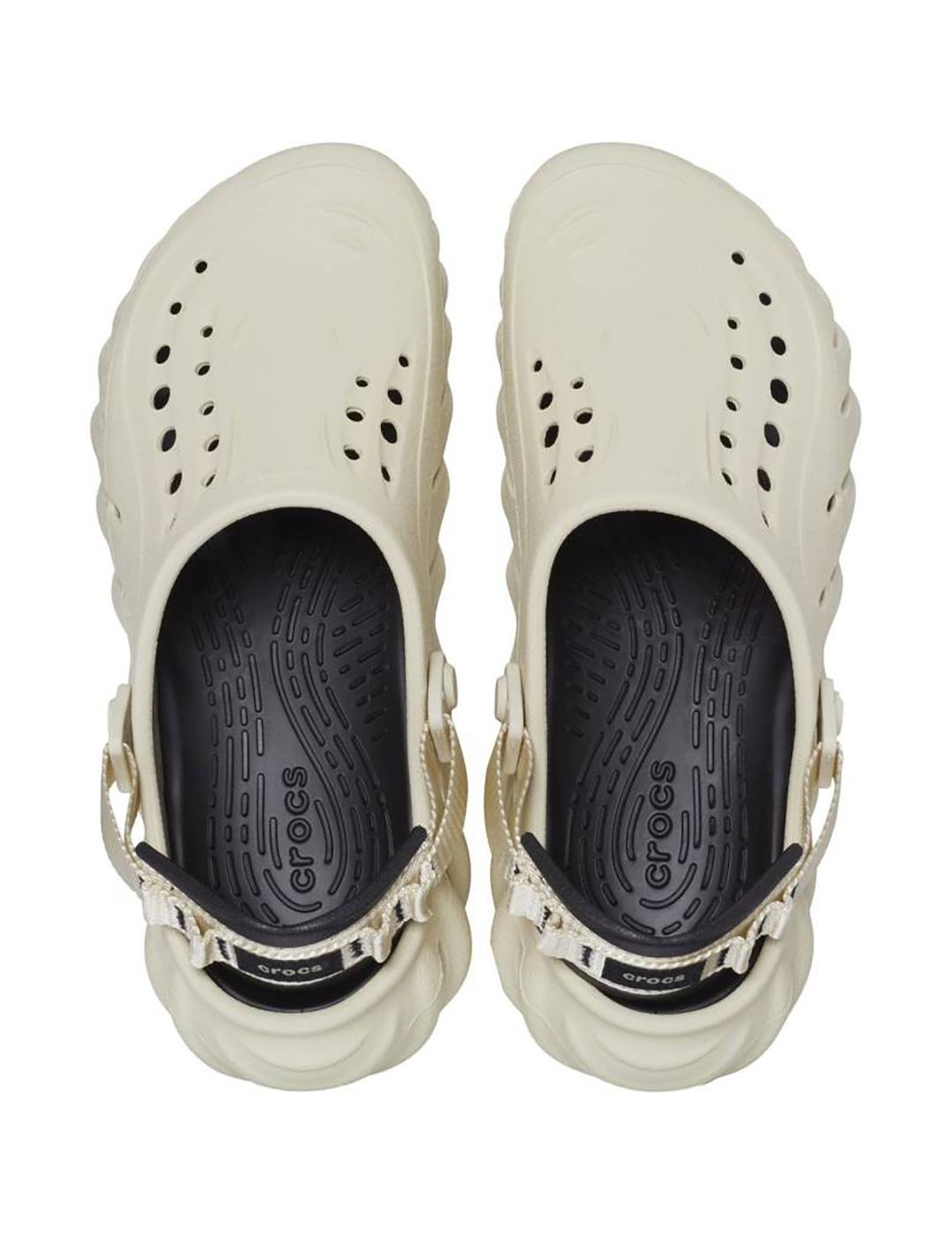 Zuecos Crocs Echo Clog crudo de hombre