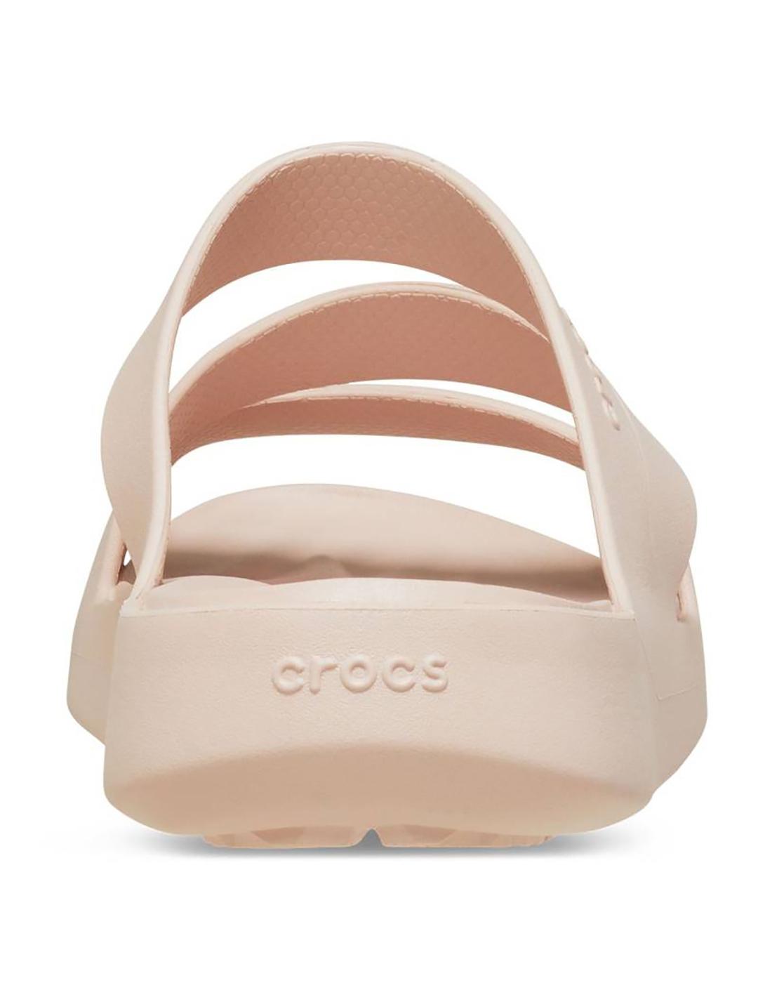 Sandalias Crocs Getaway Strappy rosas de mujer