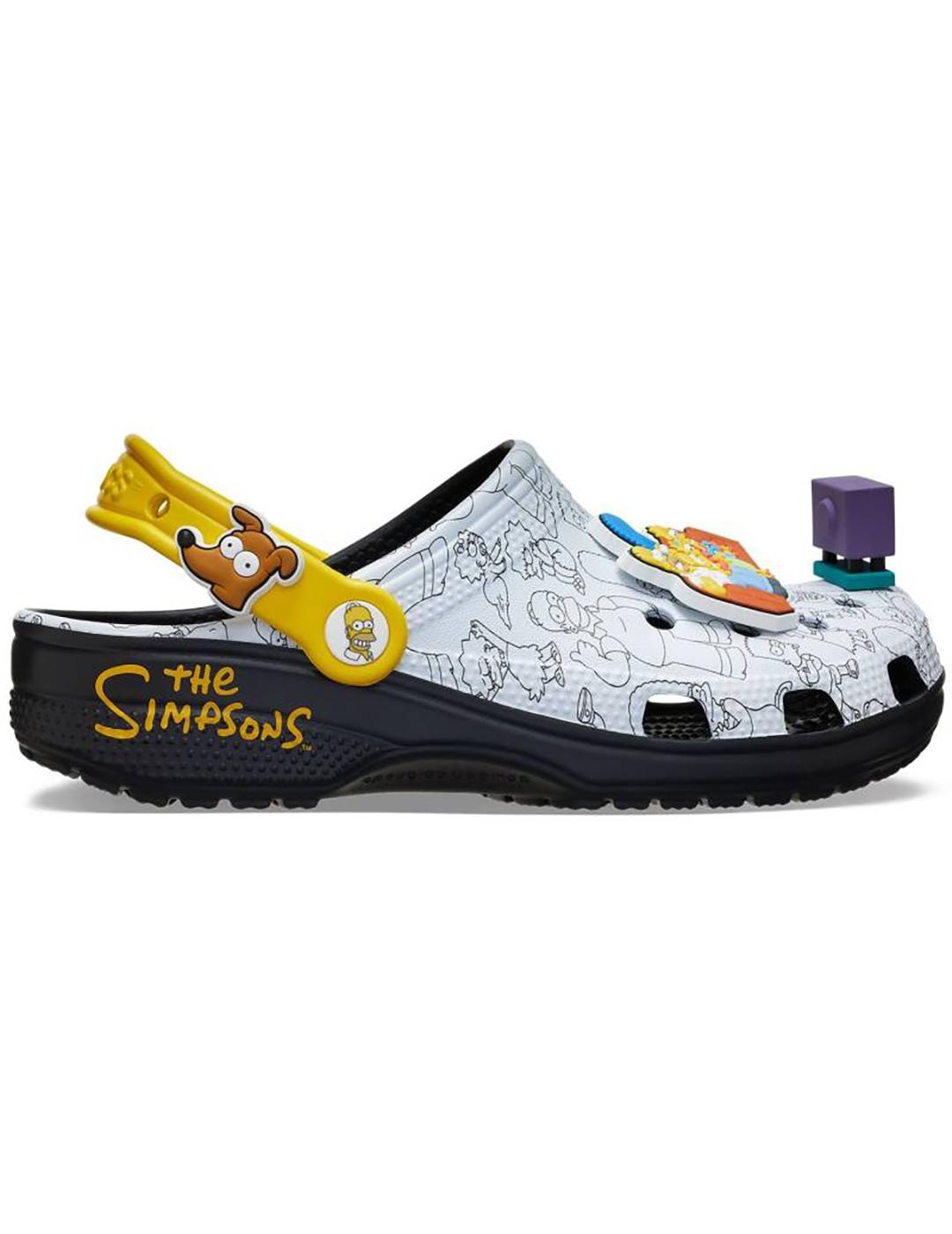 Zuecos Crocs The Simpsons hombre y mujer