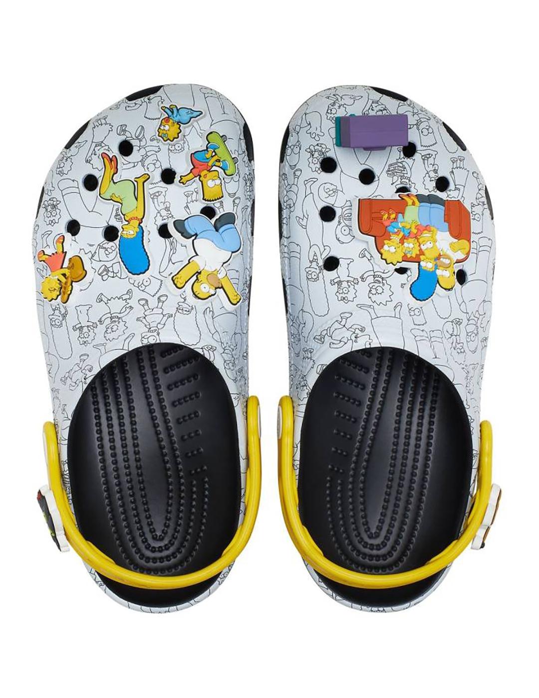 Zuecos Crocs The Simpsons hombre y mujer