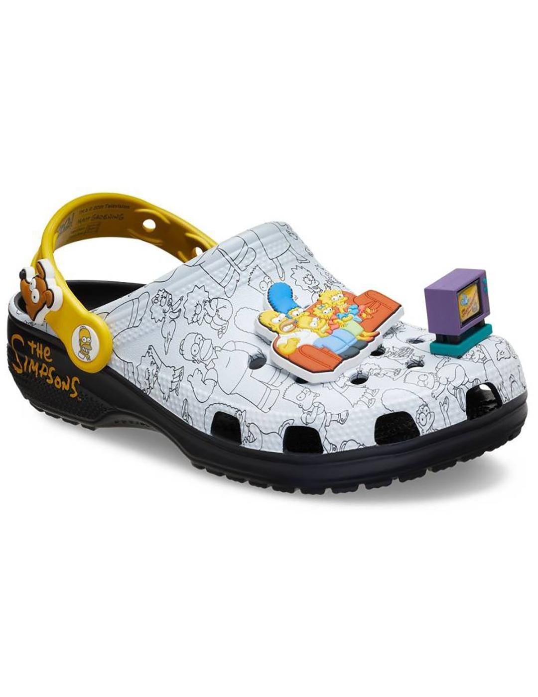 Zuecos Crocs The Simpsons hombre y mujer