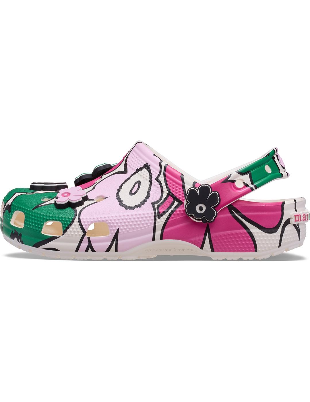 Zuecos Crocs Marimekko Classic Clog Multi de mujer