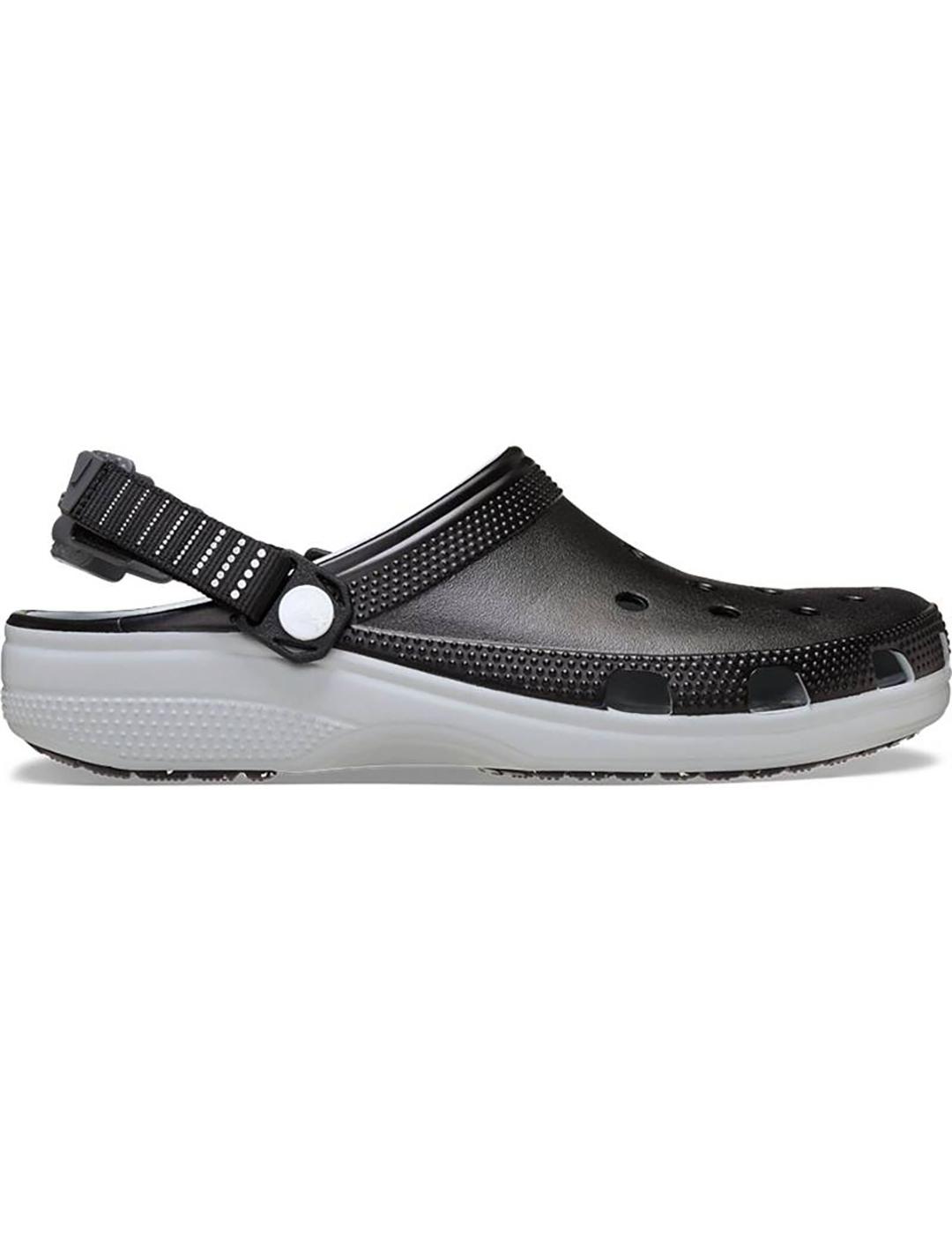 Zuecos Crocs Classic Turbo negra gris de hombre