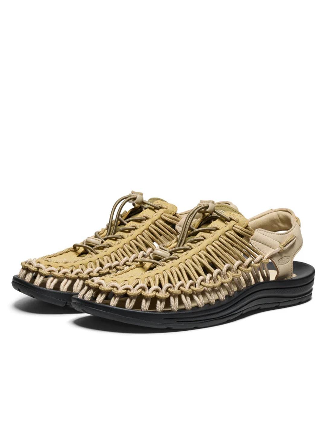 Sandalias Keen Uneek verde beige de chico