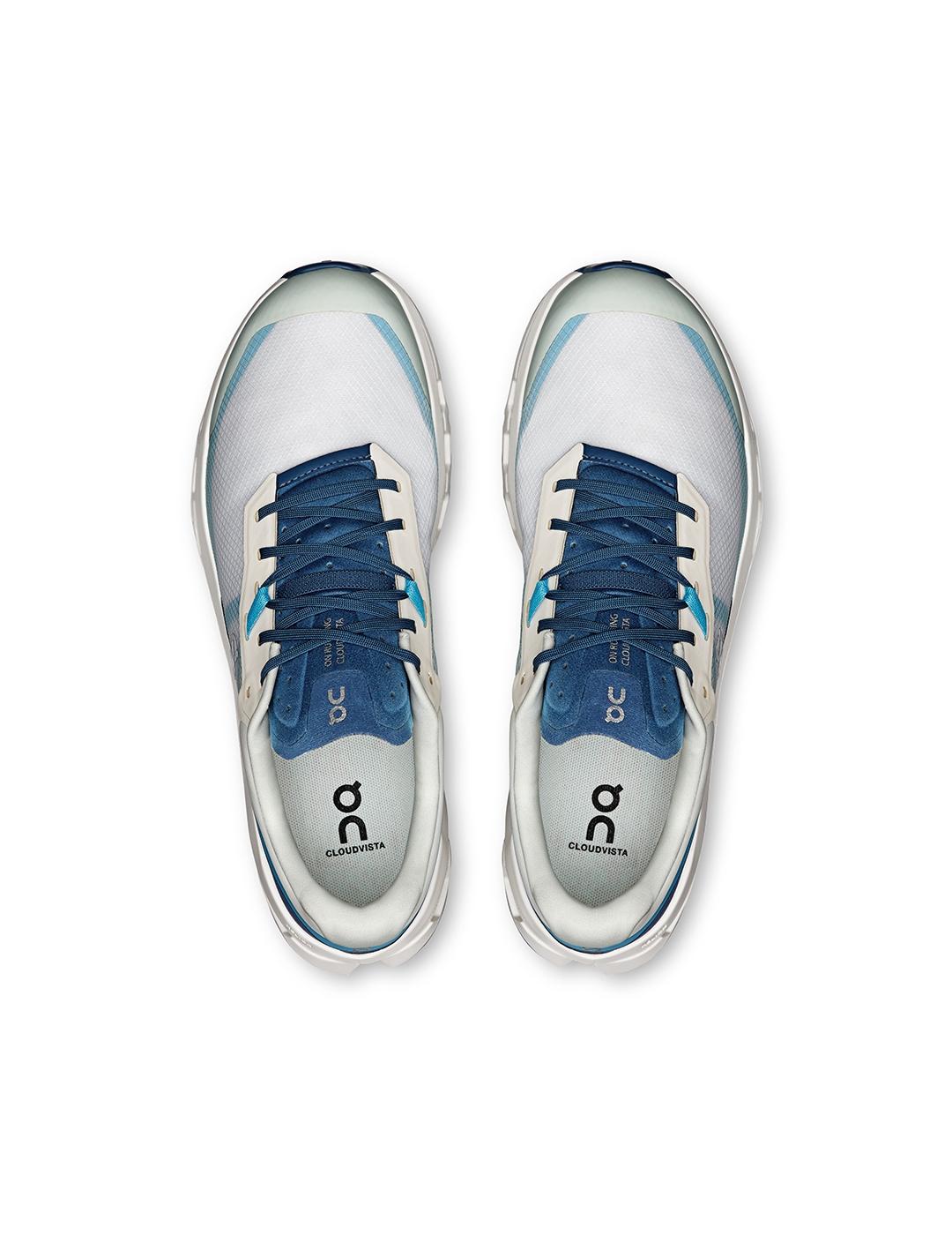 Zapatillas On Running Cloudvista 2 blanco azul de hombre