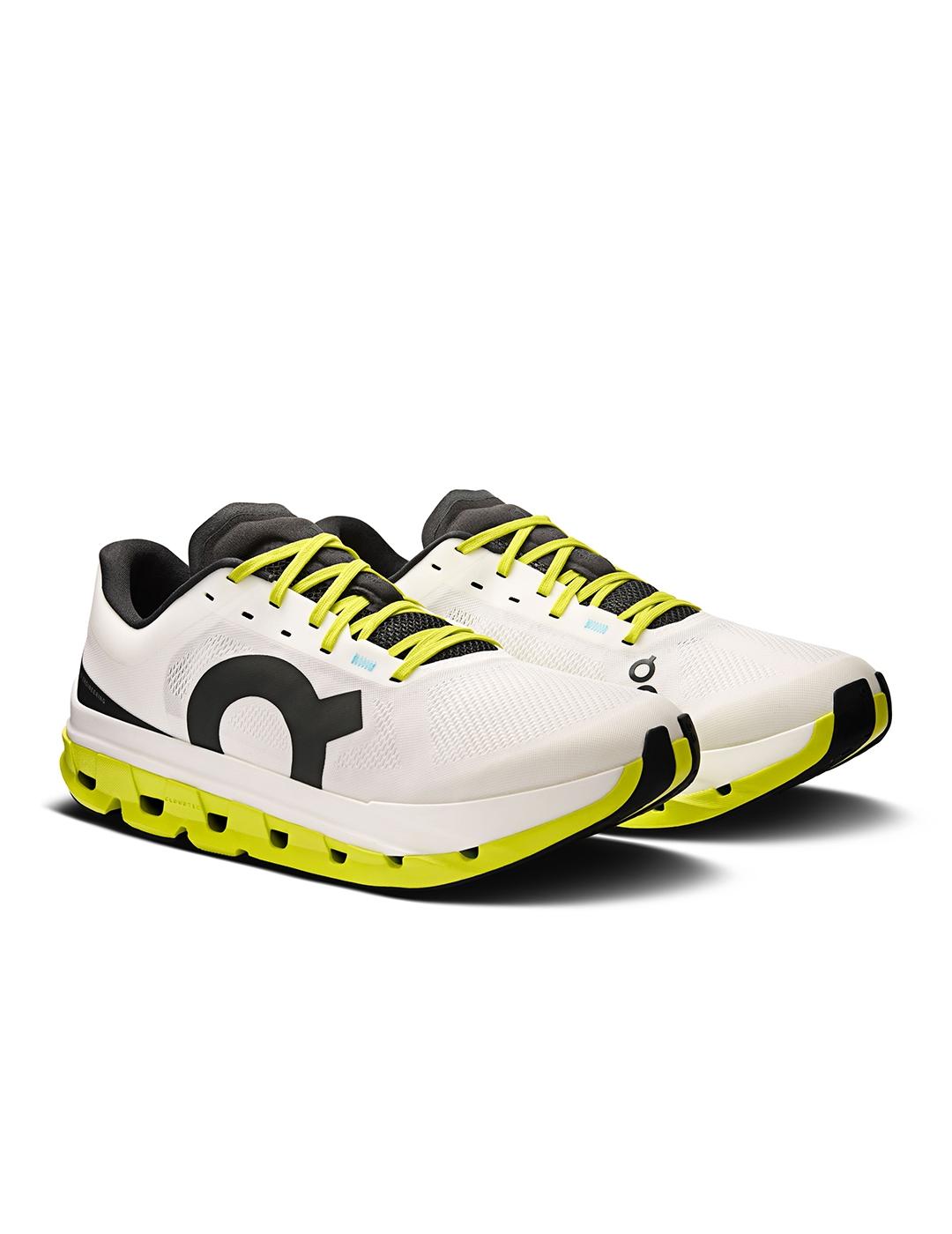 Zapatillas On Running Cloudflow 5 blanca lima de hombre