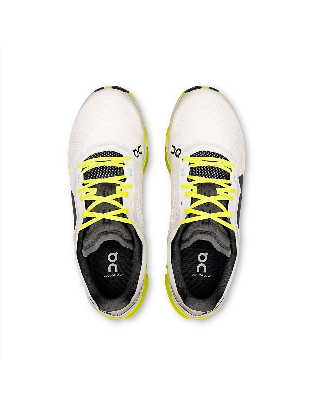 Zapatillas On Running Cloudflow 5 blanca lima de hombre