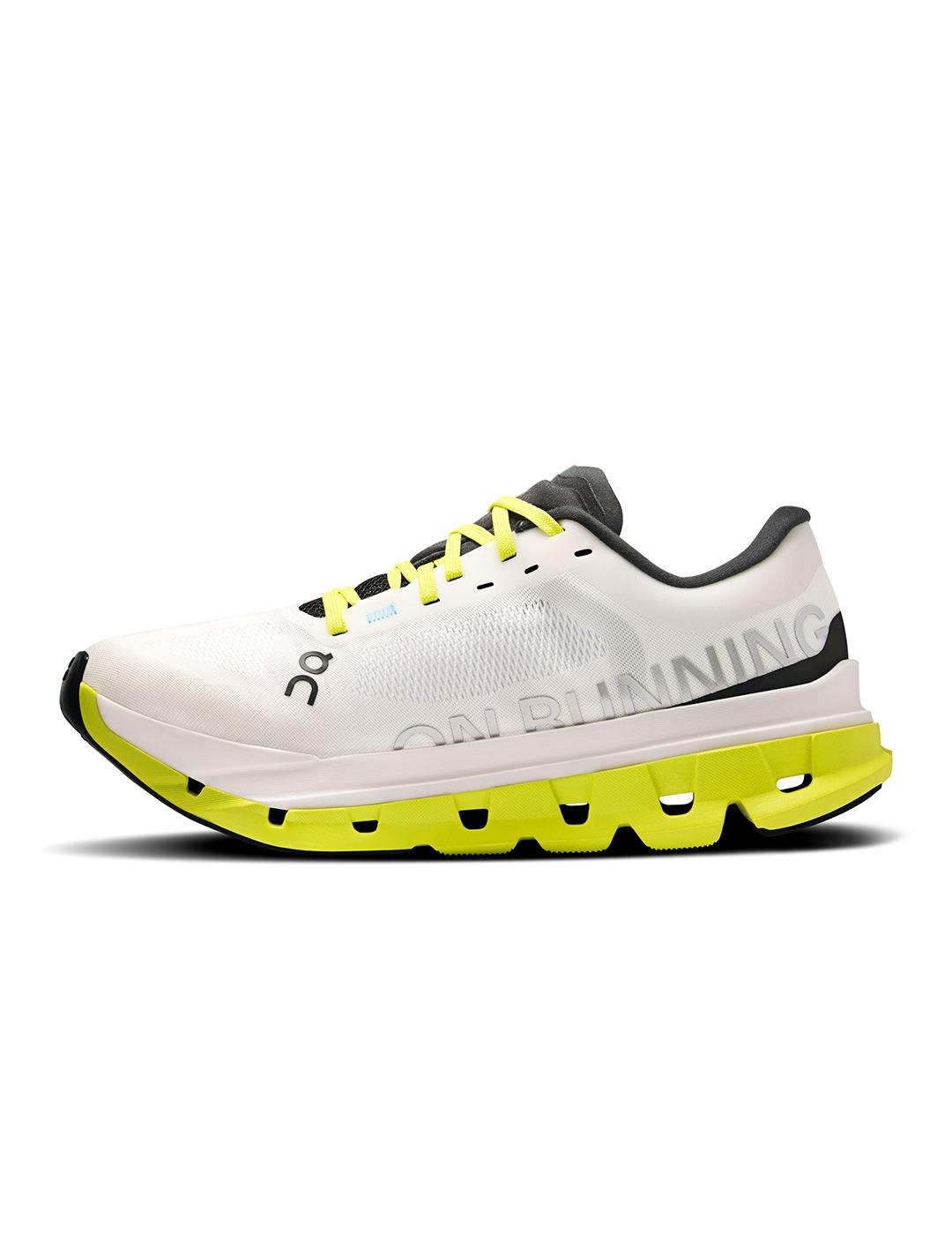 Zapatillas On Running Cloudflow 5 blanca lima de mujer