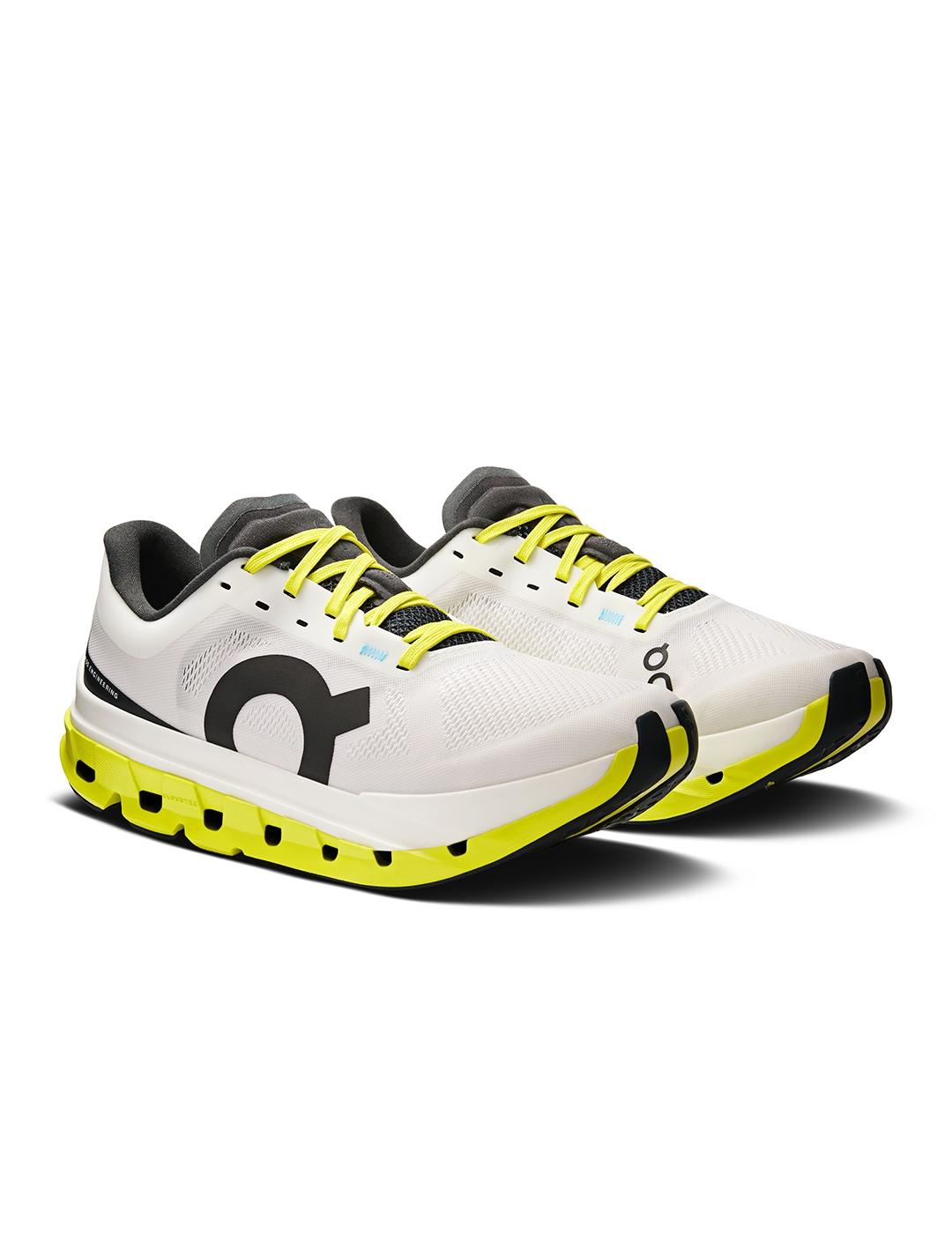 Zapatillas On Running Cloudflow 5 blanca lima de mujer