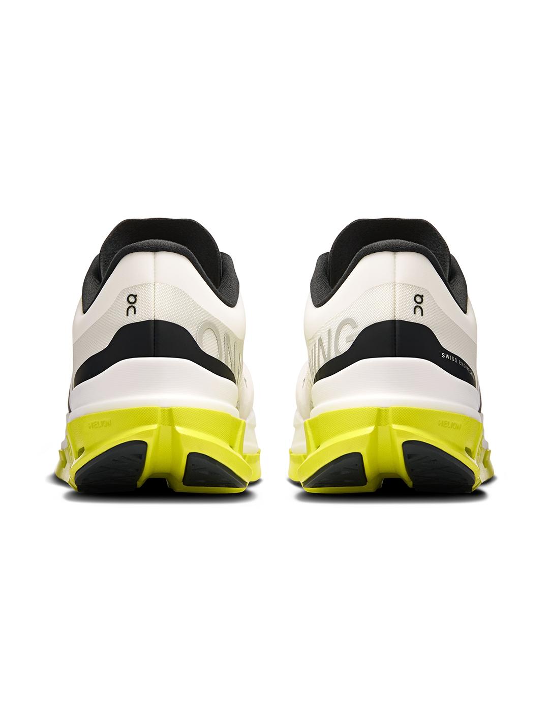 Zapatillas On Running Cloudflow 5 blanca lima de mujer