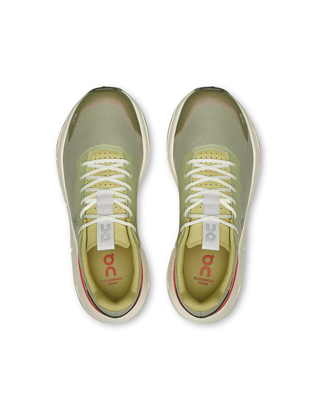 Zapatillas On Running Cloudnova Form 2 verdes de mujer