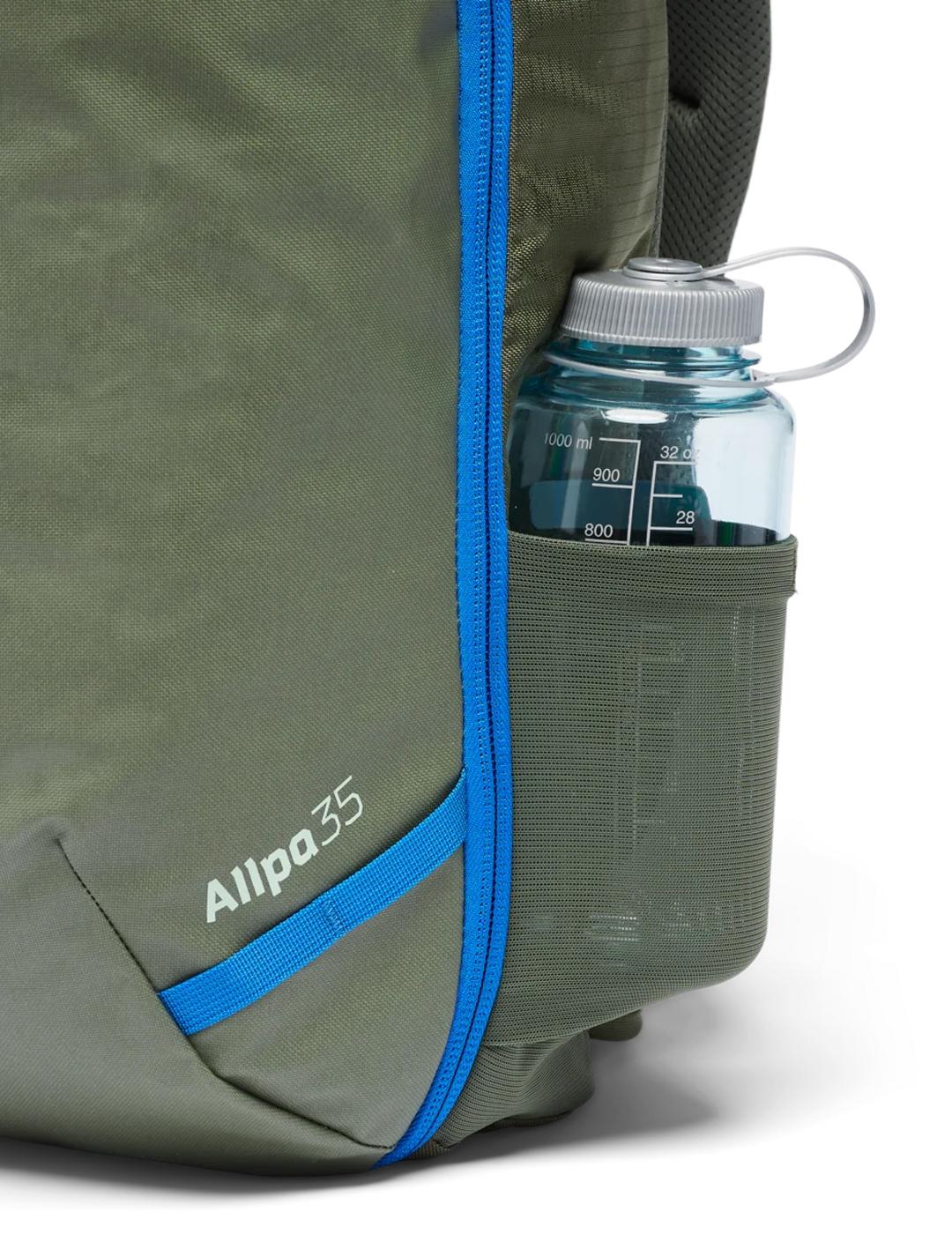 Mochila Cotopaxi Allpa 35L Travelpack verde de mujer y hombr