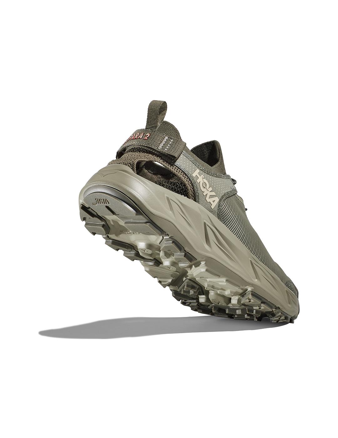 Sandalias Hoka Hopara 2 verdes de hombre