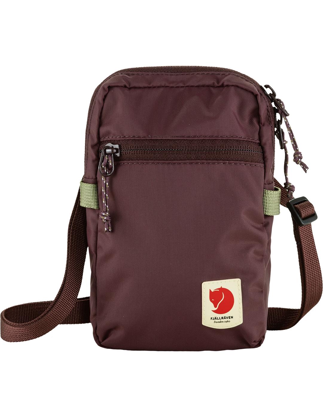 Bolso Fjällräven High Coast Pocket burdeos de mujer y hombre