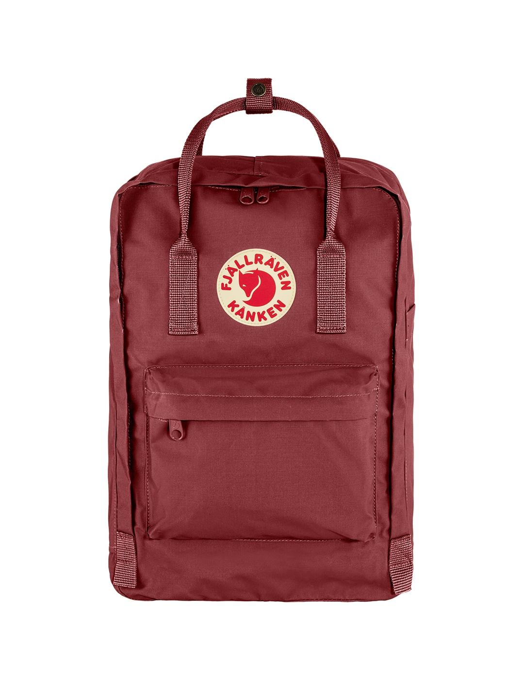 Mochila Fjällräven Kanken Laptop 15' Ox Red mujer y hombre