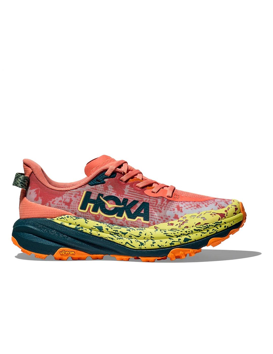 Zapatillas Hoka Speedgoat 6 naranjas de mujer