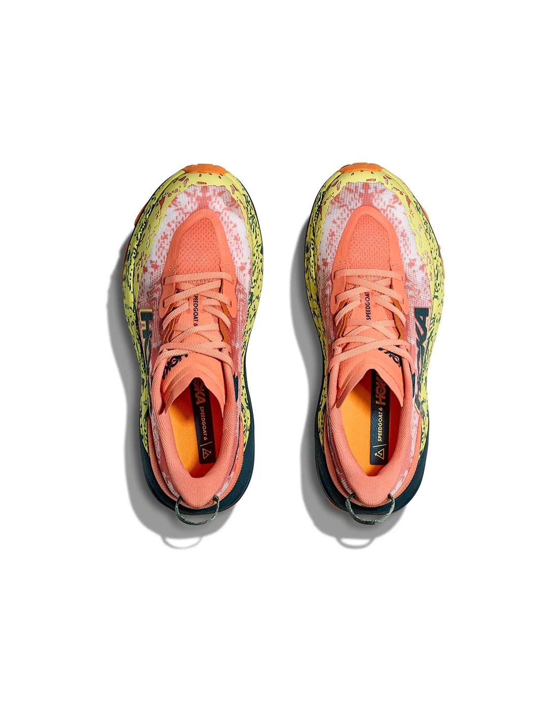 Zapatillas Hoka Speedgoat 6 naranjas de mujer