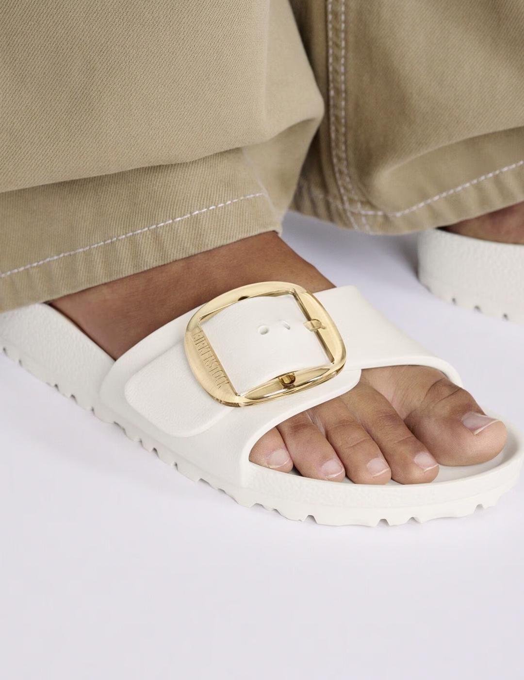 Sandalias Birkenstock Madrid Big Buckle Eva crudo de mujer