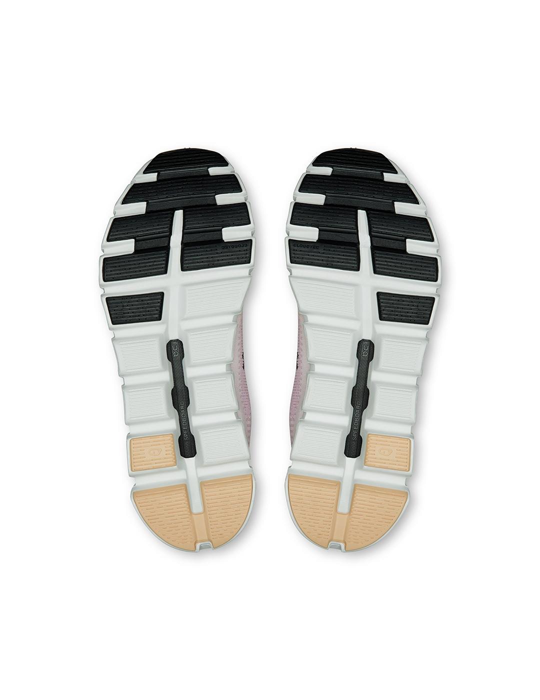 Zapatillas On Running Cloud 6 Push naranja fucsia de mujer