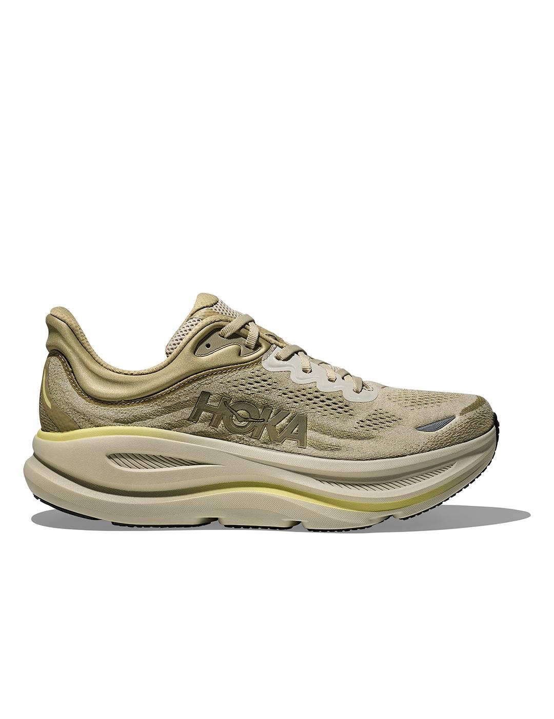 Zapatillas Hoka Bondi 9 verdes de hombre