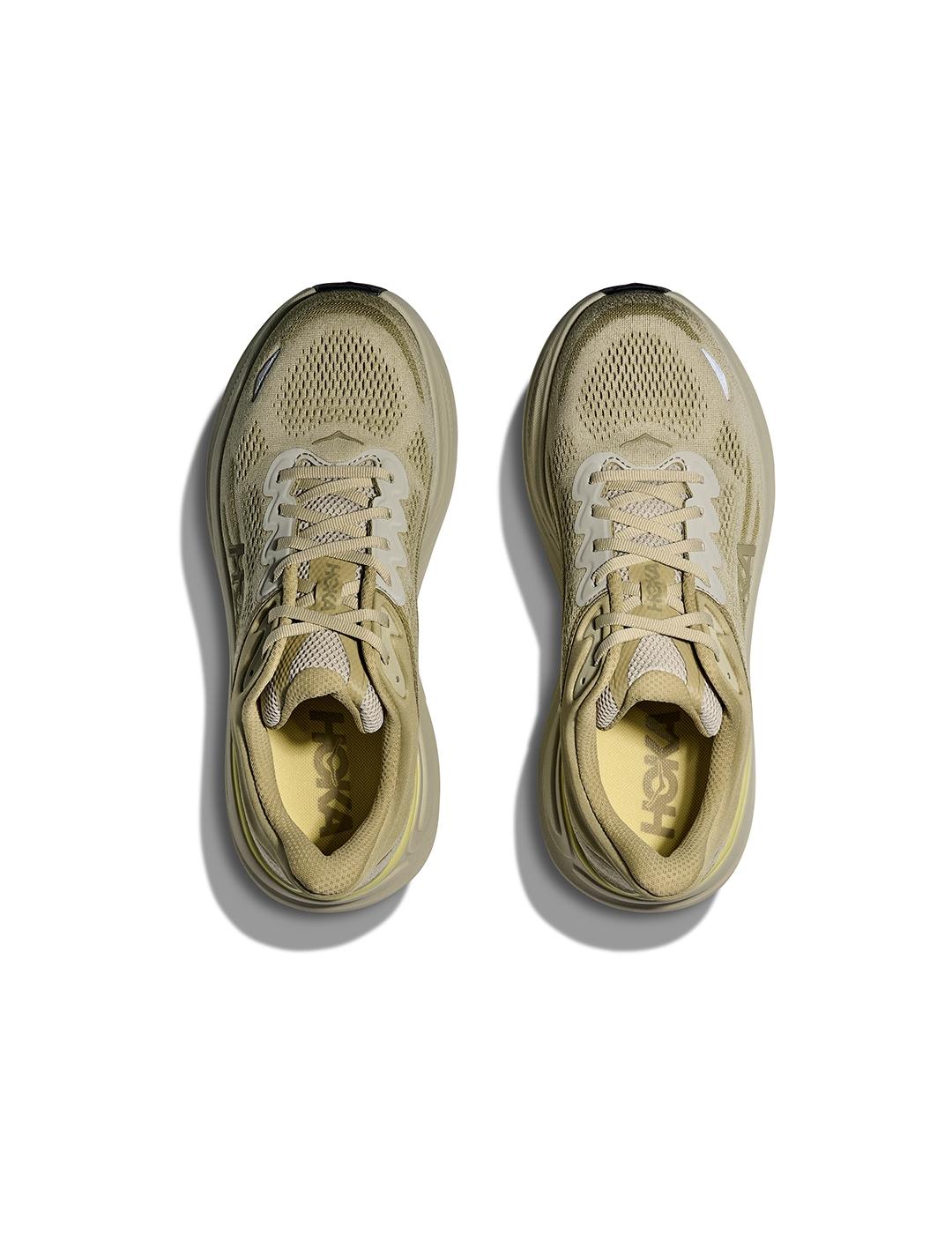 Zapatillas Hoka Bondi 9 verdes de hombre