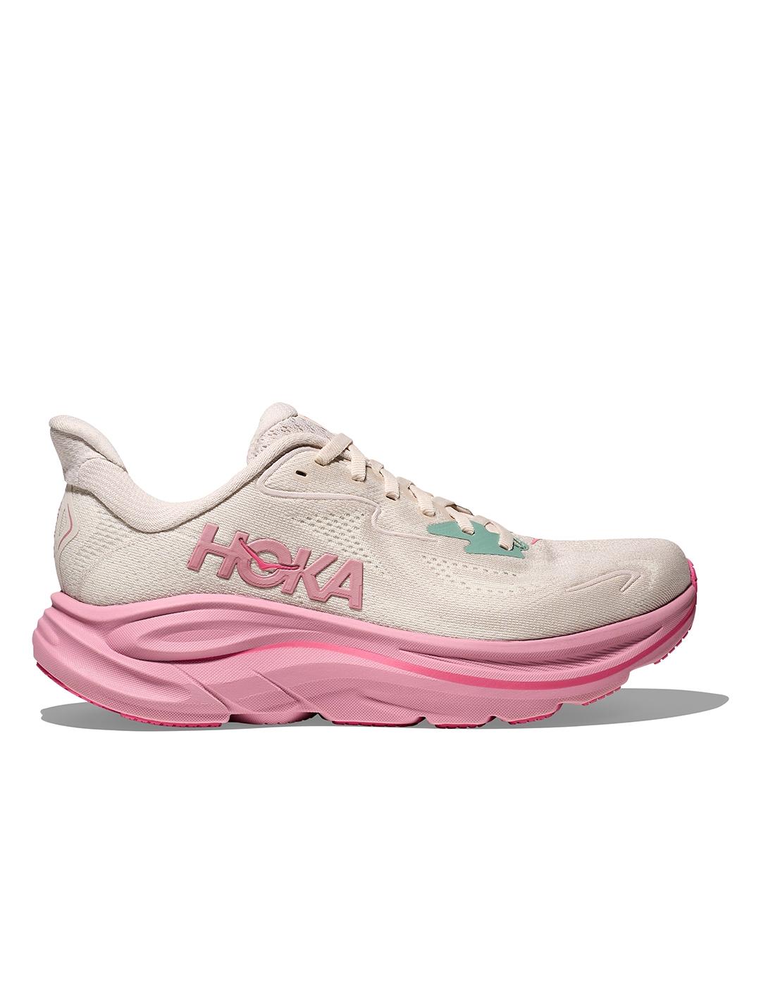 Zapatillas Hoka Clifton 10 negra blanca de mujer