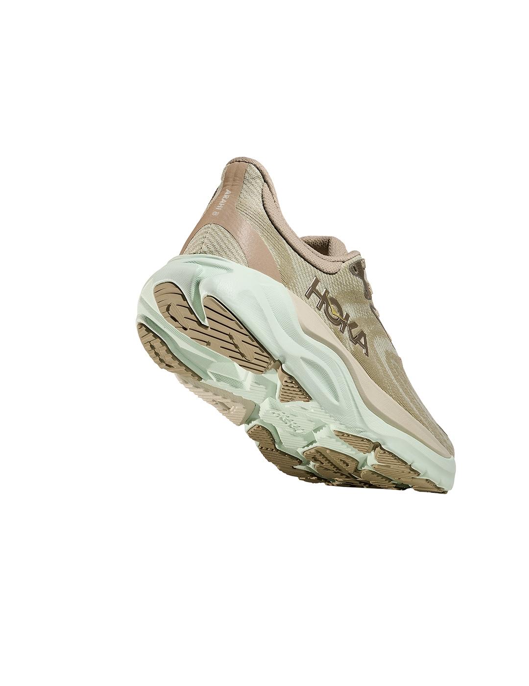 Zapatillas Hoka Arahi 8 beige de mujer