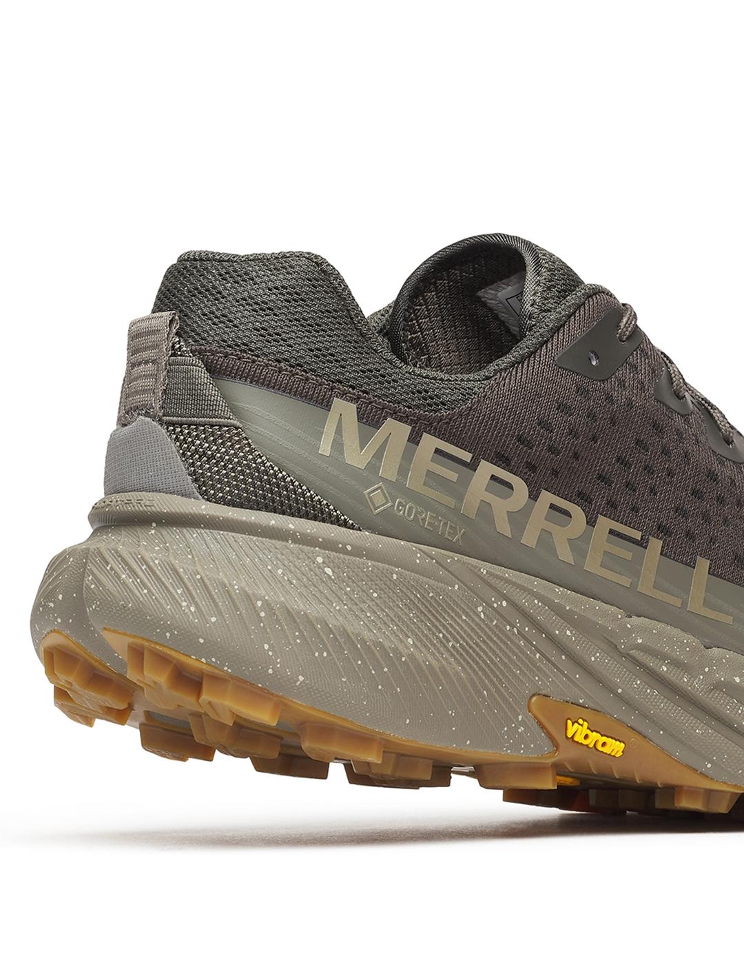 Zapatillas Merrell Agility Peak 5 Goretex verde de hombre