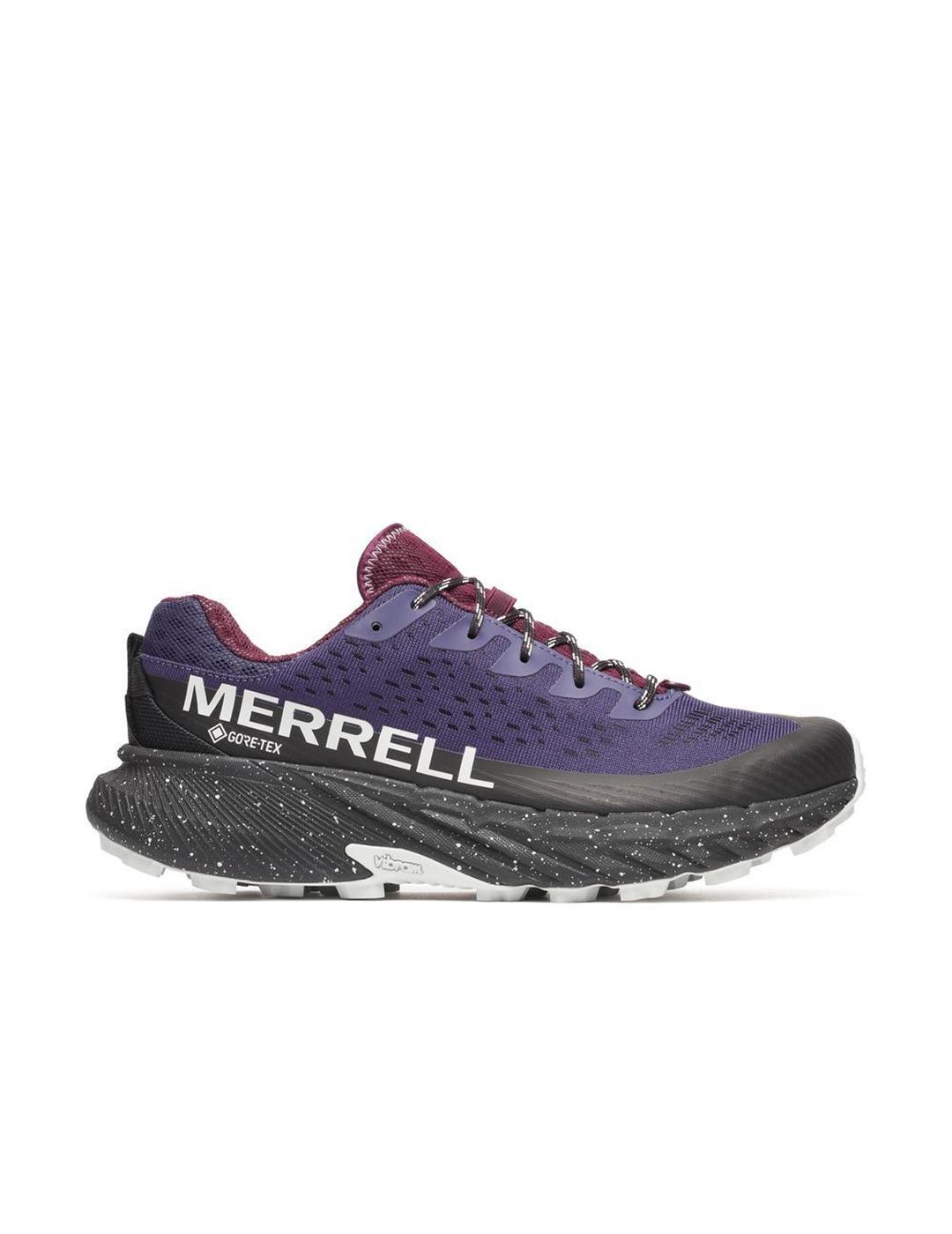 Zapatillas Merrell Agility Peak 5 Goretex morada de mujer