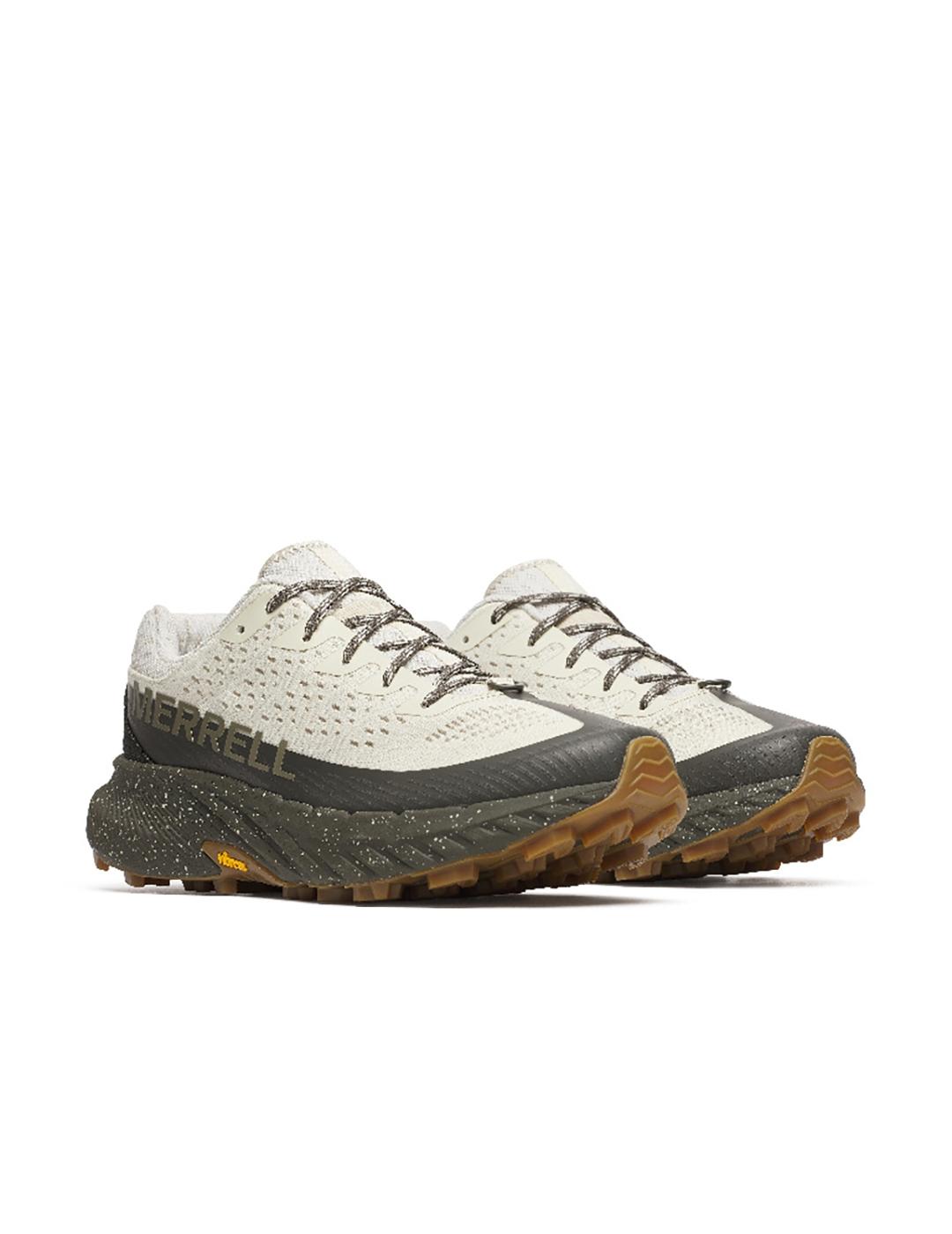 Zapatillas Merrell Agility Peak 5 beige de hombre