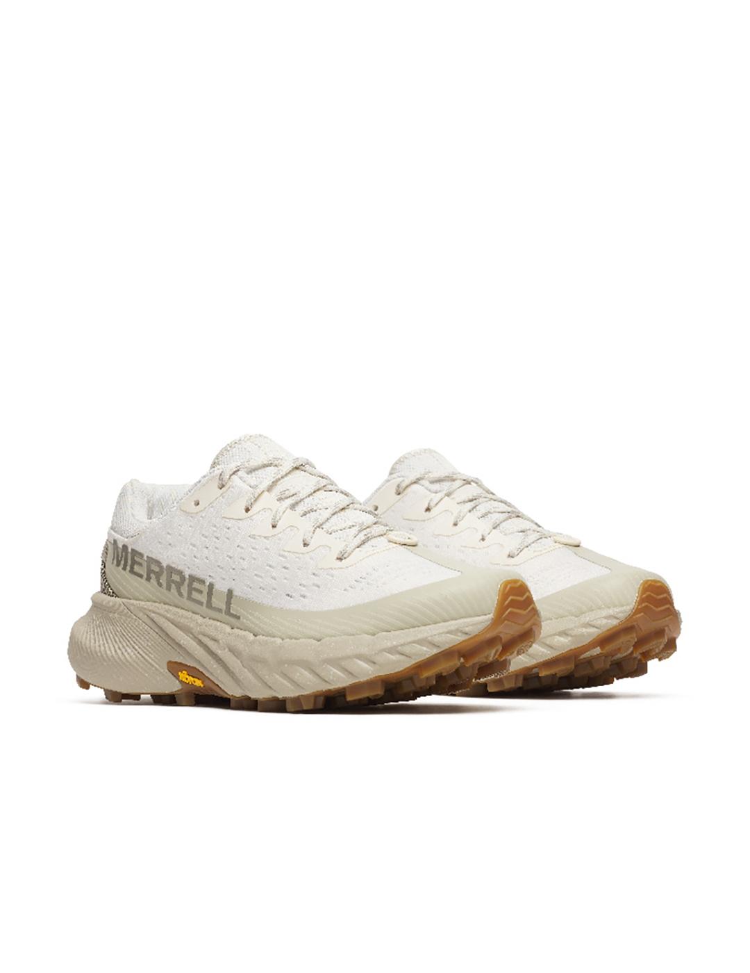 Zapatillas Merrell Agility Peak 5 beige de mujer