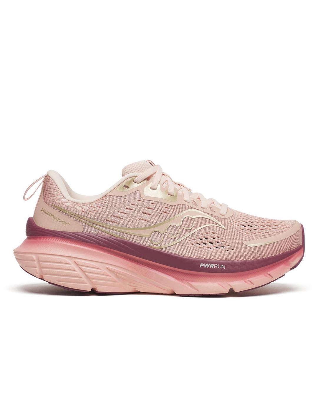 Zapatillas Saucony Guide 18 rosas de mujer