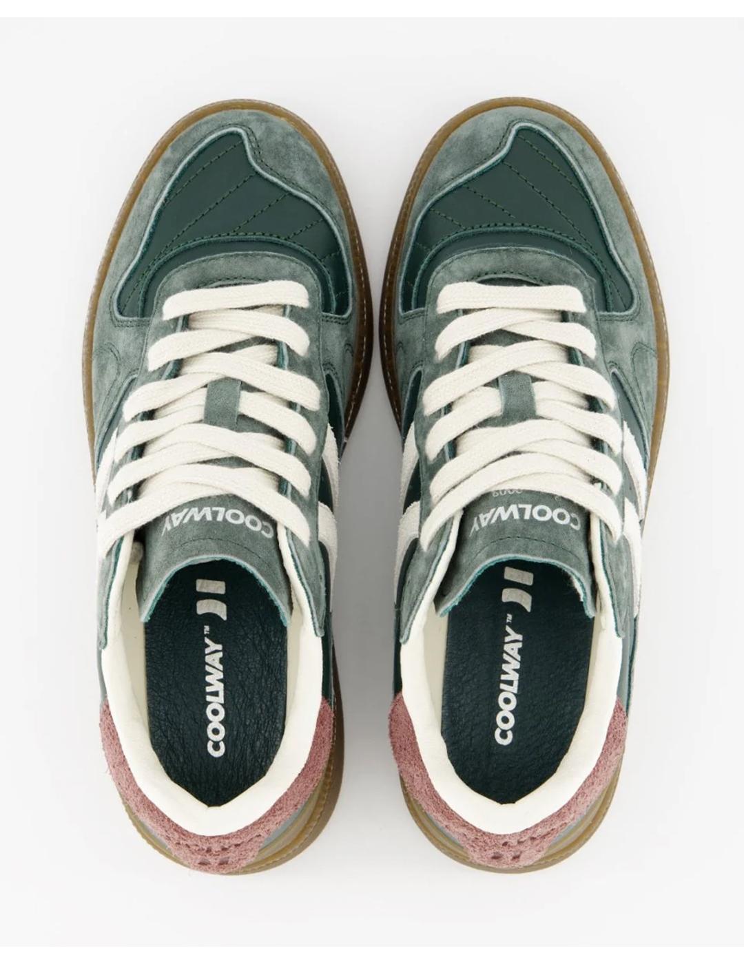 Zapatillas Coolway Goal verdes de hombre