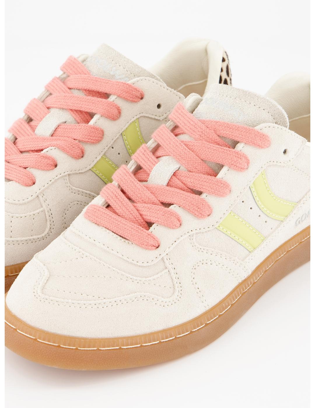 Zapatillas Coolway Goal grises con print de mujer