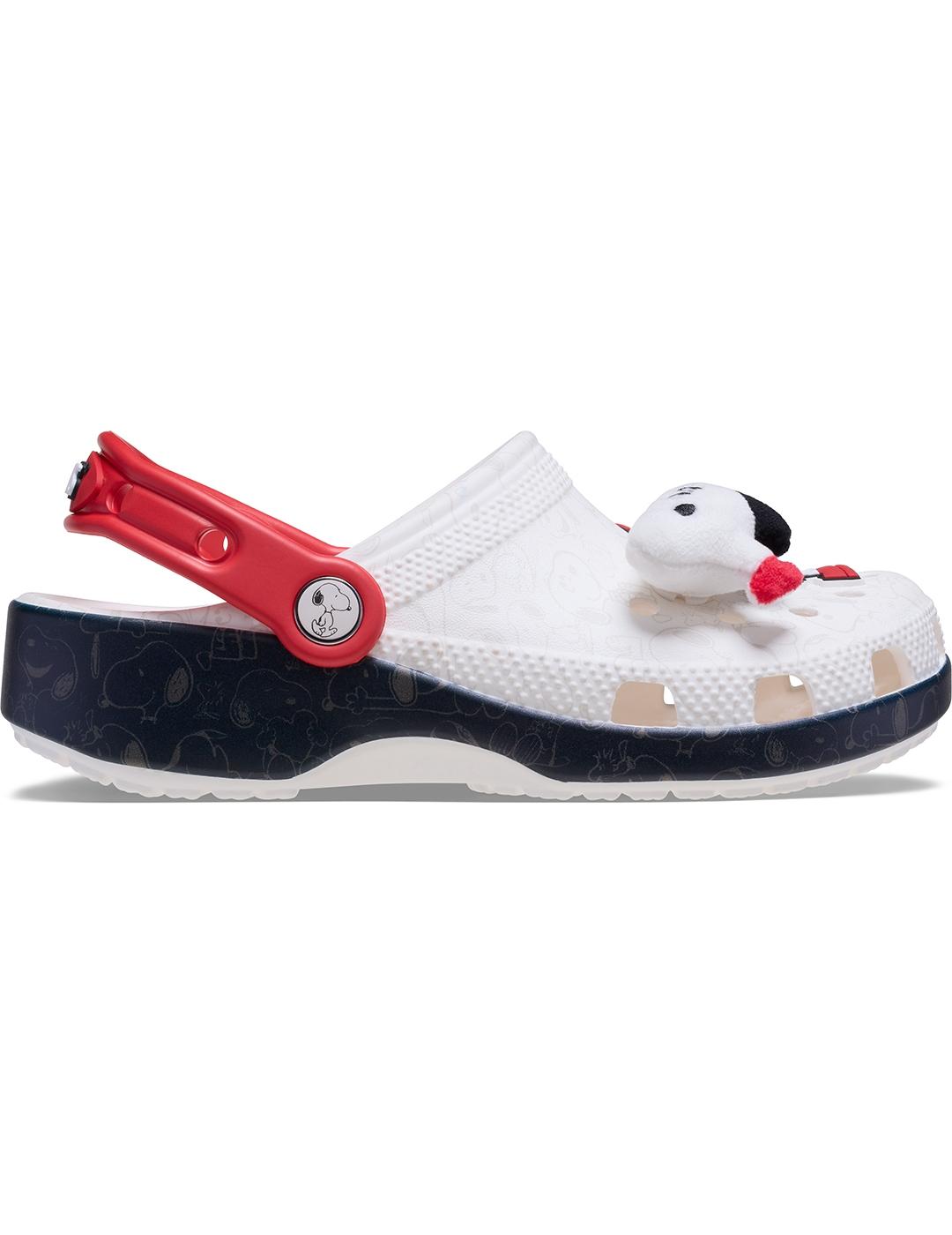 Zuecos Crocs Peanuts Classic Clog T Multi de niño