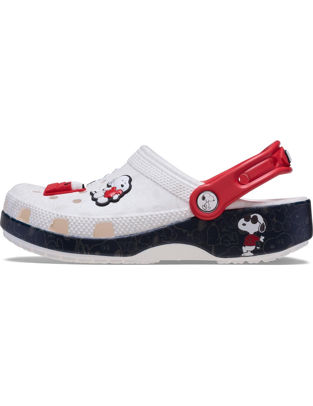 Zuecos Crocs Peanuts Classic Clog T Multi de niño