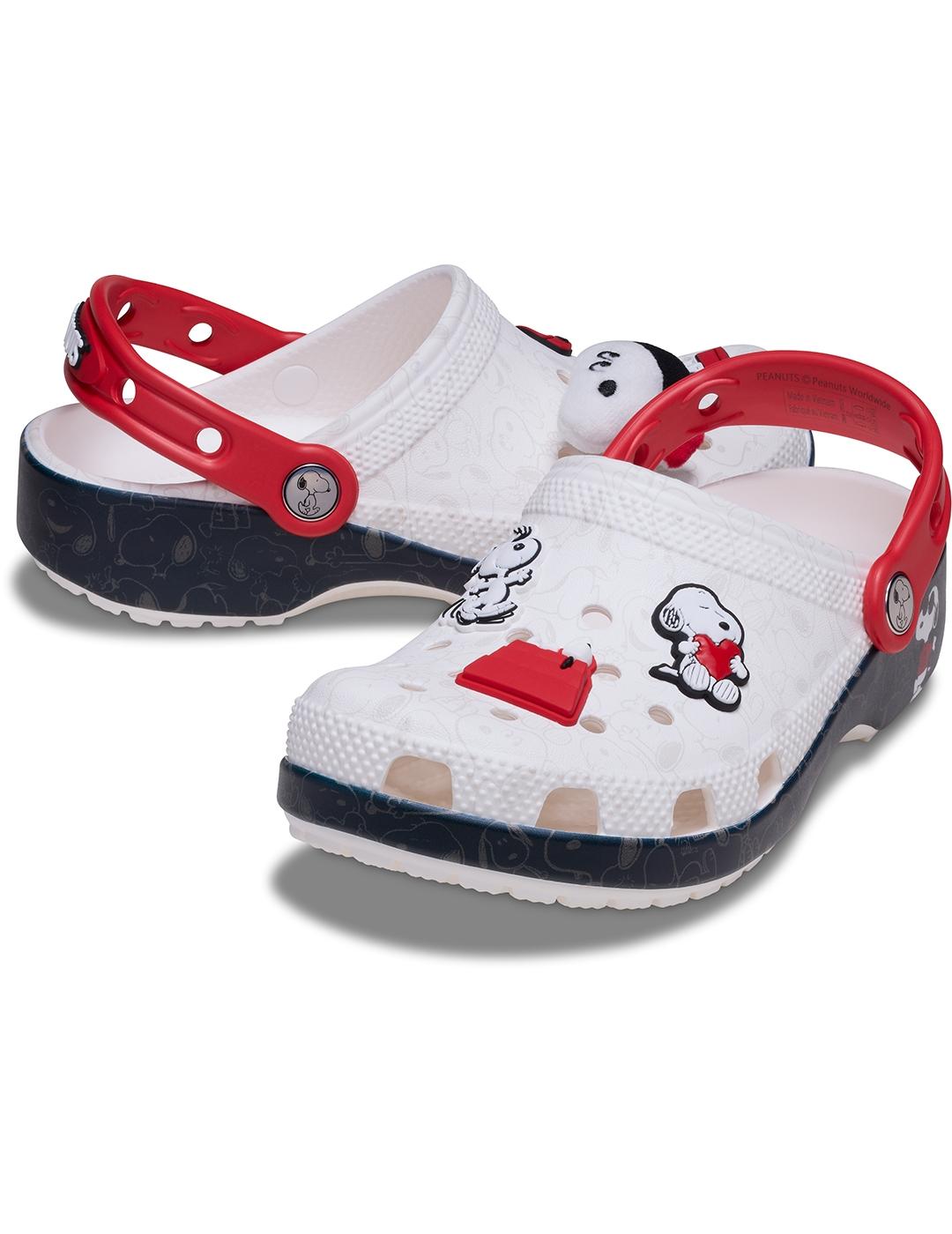 Zuecos Crocs Peanuts Classic Clog T Multi de niño