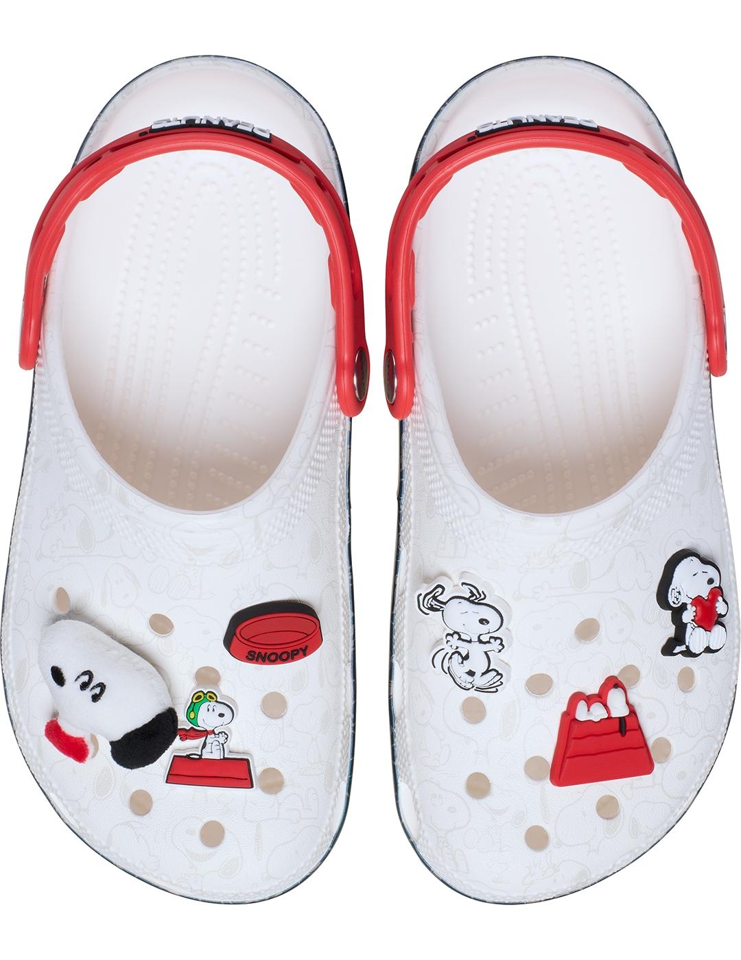 Zuecos Crocs Peanuts Classic Clog Multi de mujer