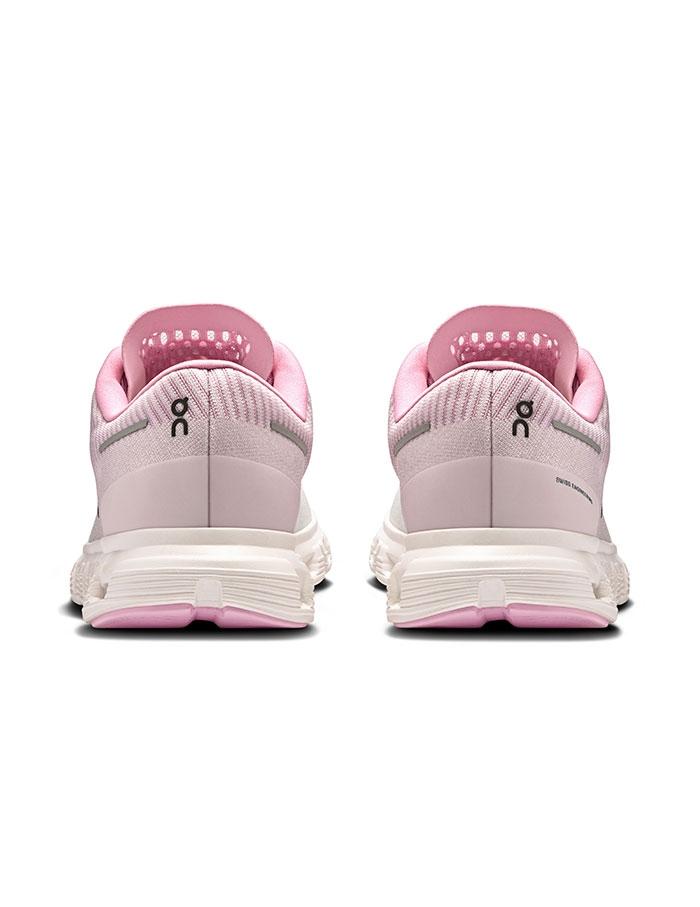 Zapatillas On Running Cloud 6 Push rosa y verde de mujer