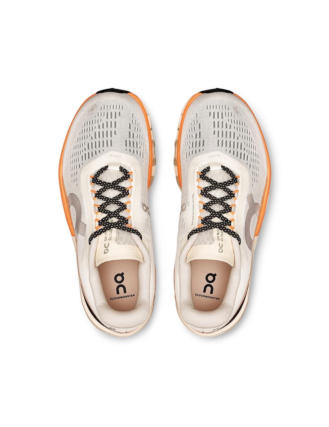 Zapatillas On Running Cloudmonster 2 crudo de mujer