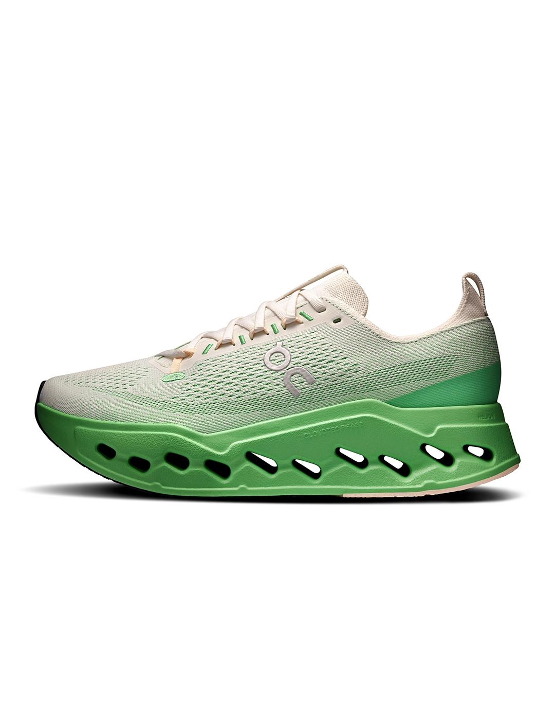 Zapatillas On Running Cloudsurfer Max crudo verde de hombre