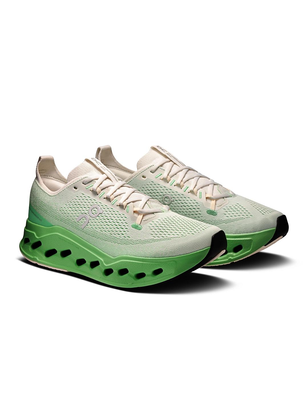 Zapatillas On Running Cloudsurfer Max crudo verde de hombre