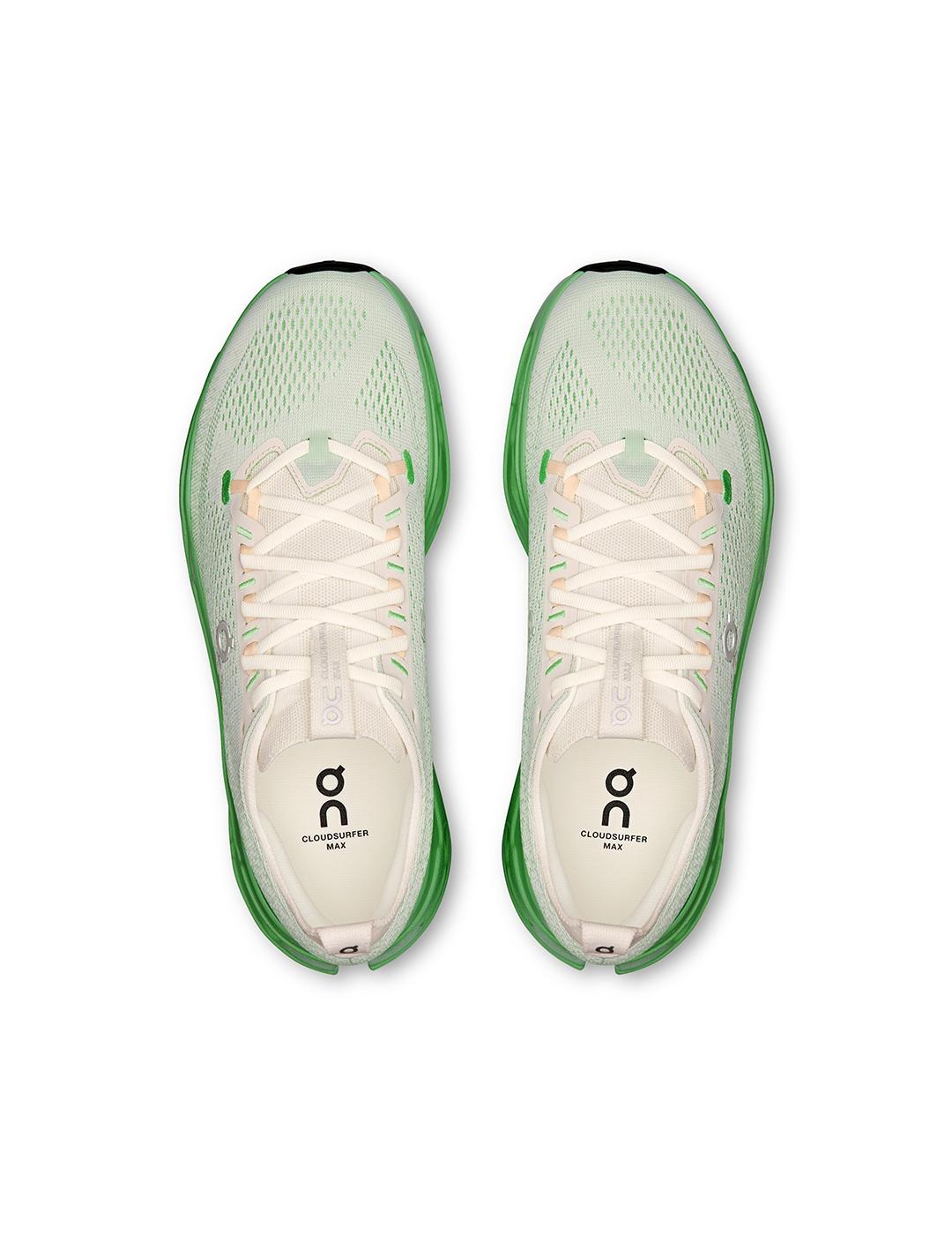 Zapatillas On Running Cloudsurfer Max crudo verde de hombre