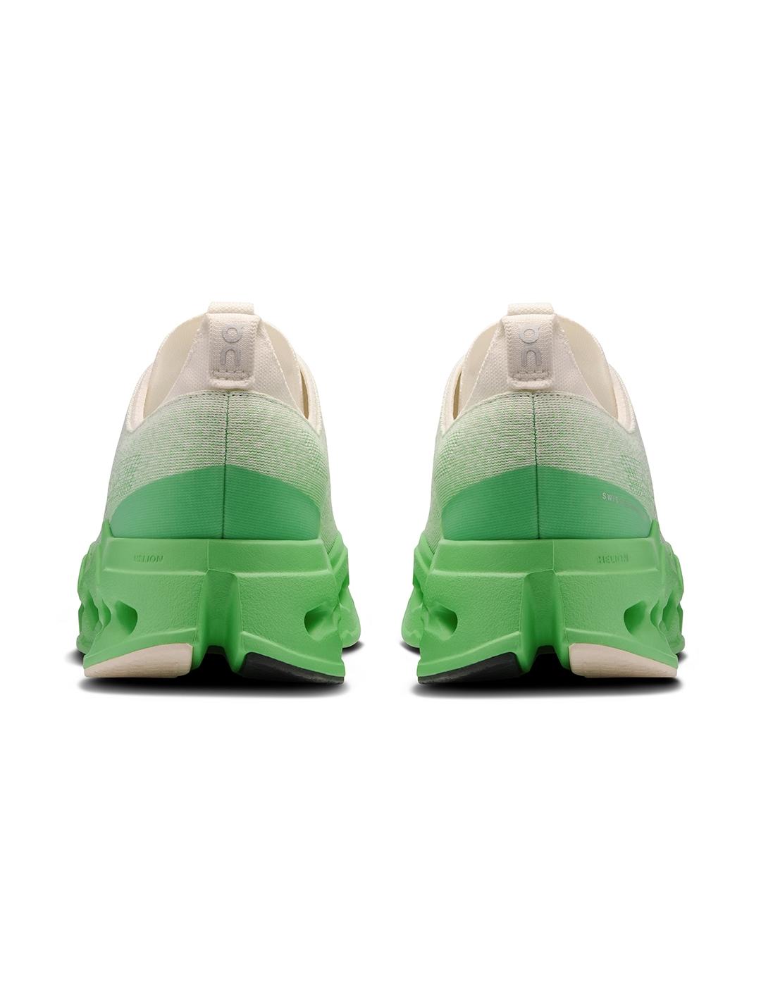 Zapatillas On Running Cloudsurfer Max crudo verde de hombre