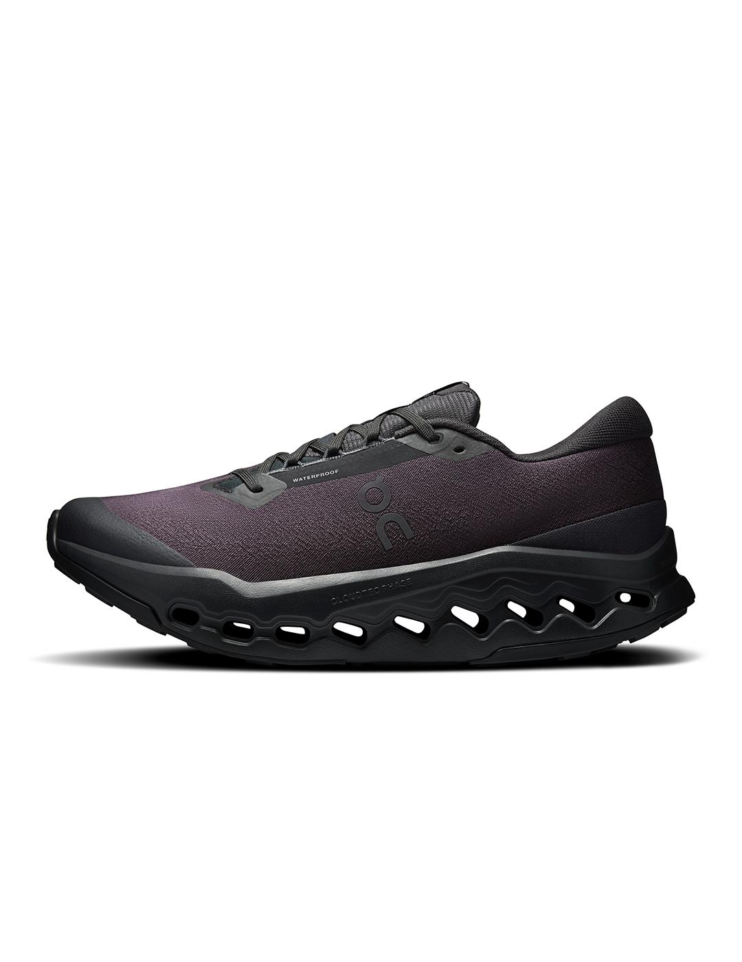 Zapatillas On Running Cloudsurfer Trail 2 WP negras hombre