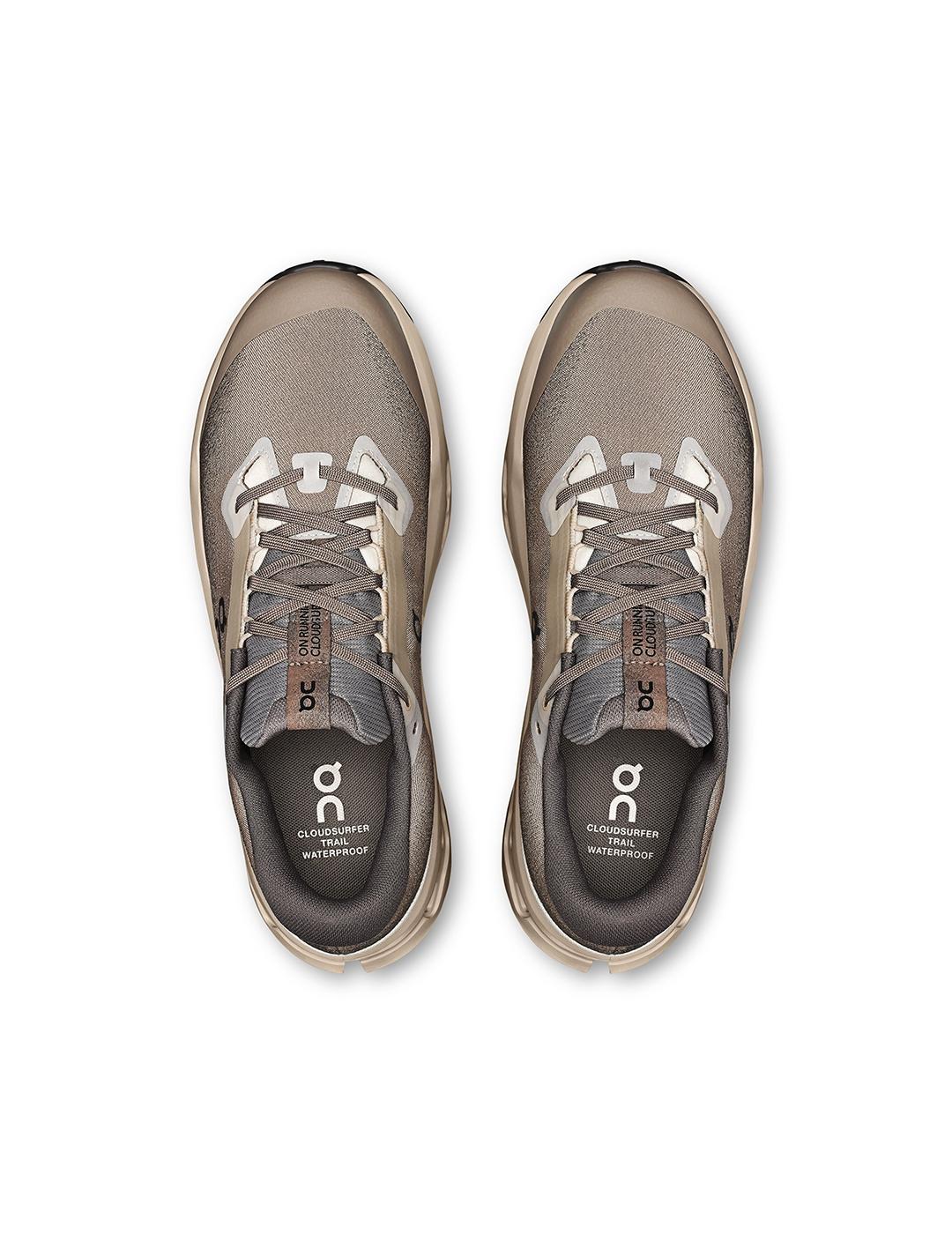 Zapatillas On Running Cloudsurfer Trail 2 WP grises hombre