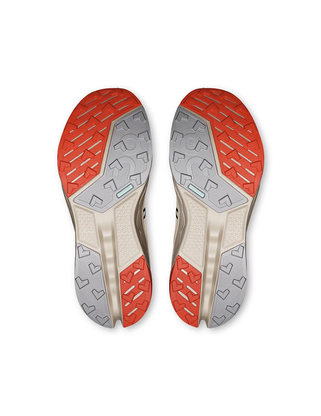 Zapatillas On Running Cloudsurfer Trail 2 crudo de mujer
