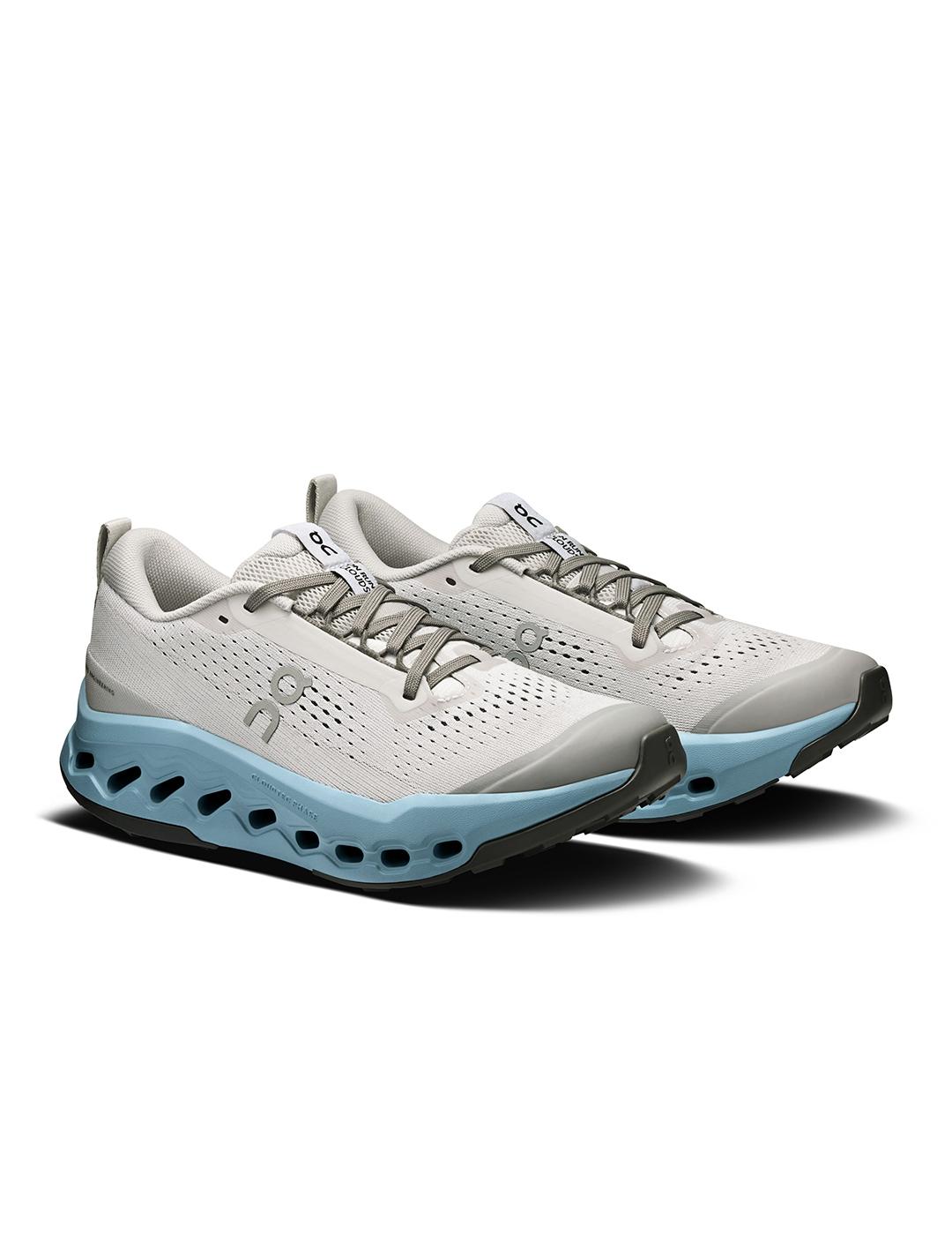 Zapatillas On Running Cloudsurfer Trail 2 grises de mujer