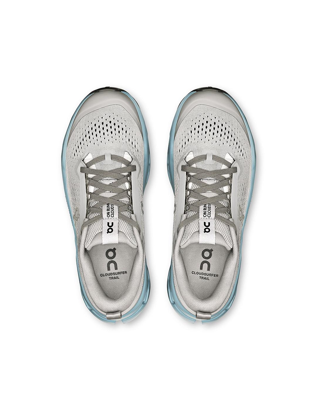 Zapatillas On Running Cloudsurfer Trail 2 grises de mujer