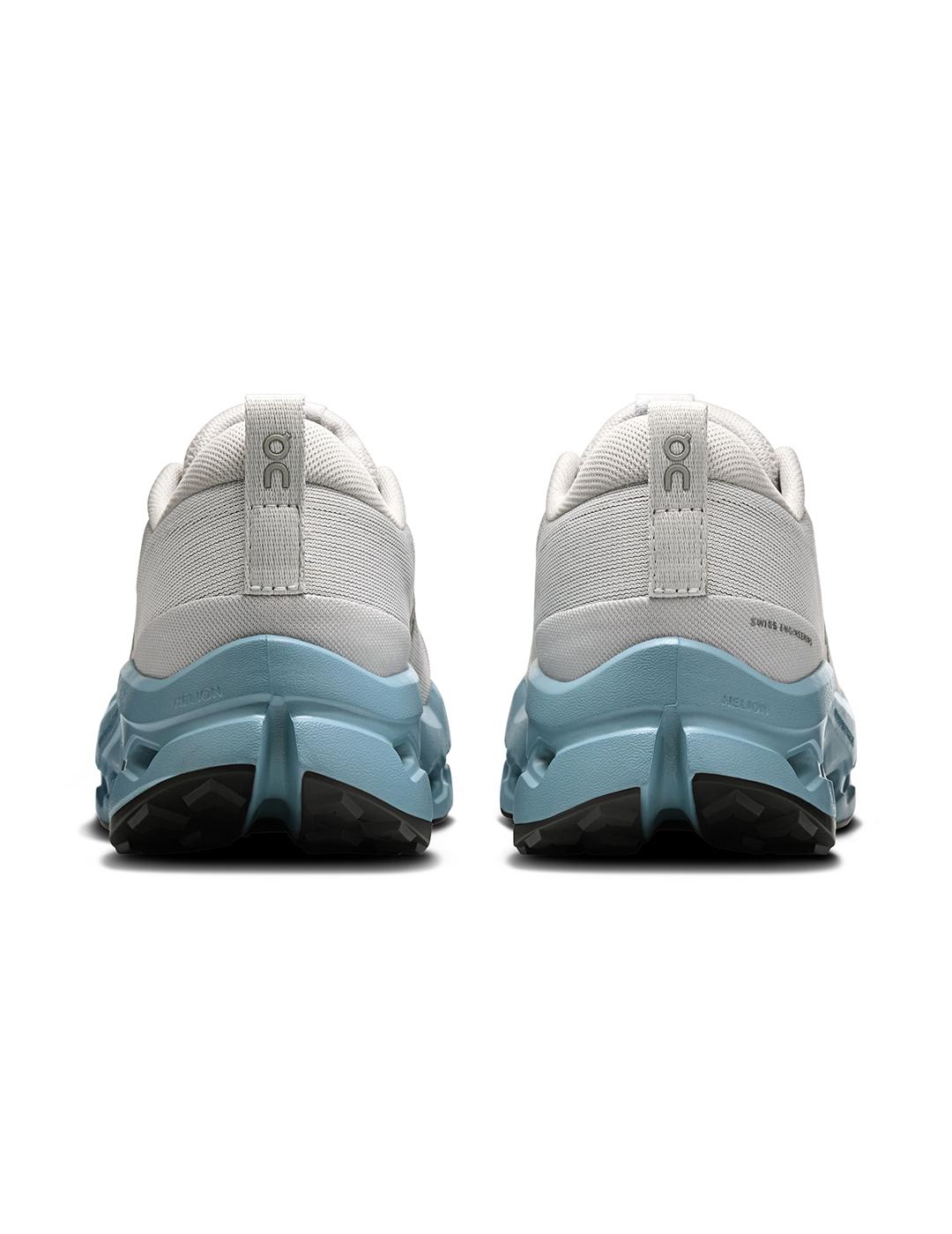 Zapatillas On Running Cloudsurfer Trail 2 grises de mujer